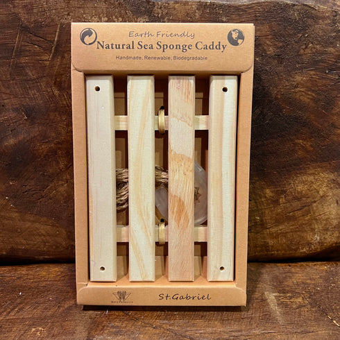 Natural Sea Sponge Caddy